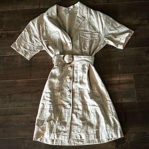 ⚡️ BEAUTIFUL ASOS LINEN DRESS ⚡️ size us 4